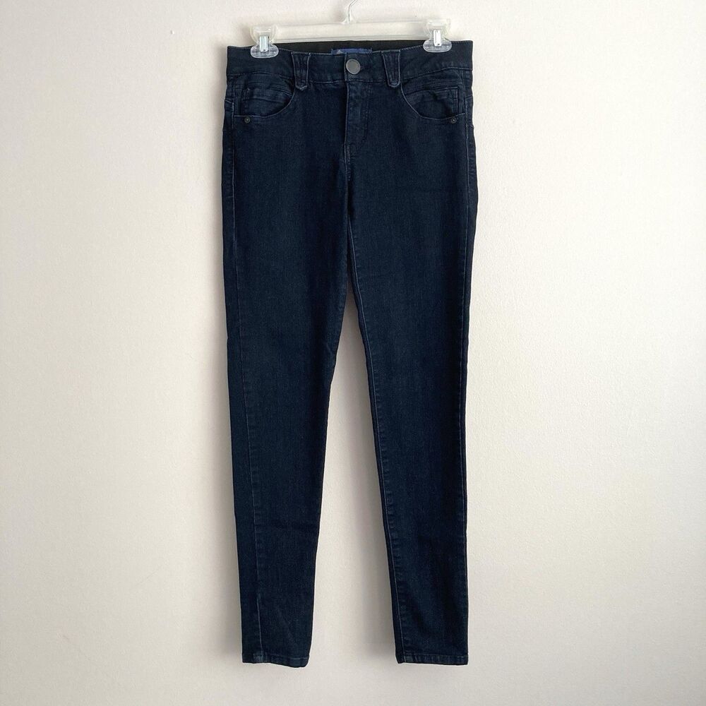 Democracy Pants "Ab"Solution Dark Wash Stretch Skinny Jeans Womens Size 4